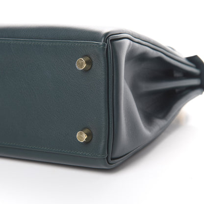 Hermes Swift Kelly Retourne 25 Vert Cypress 9 of 11