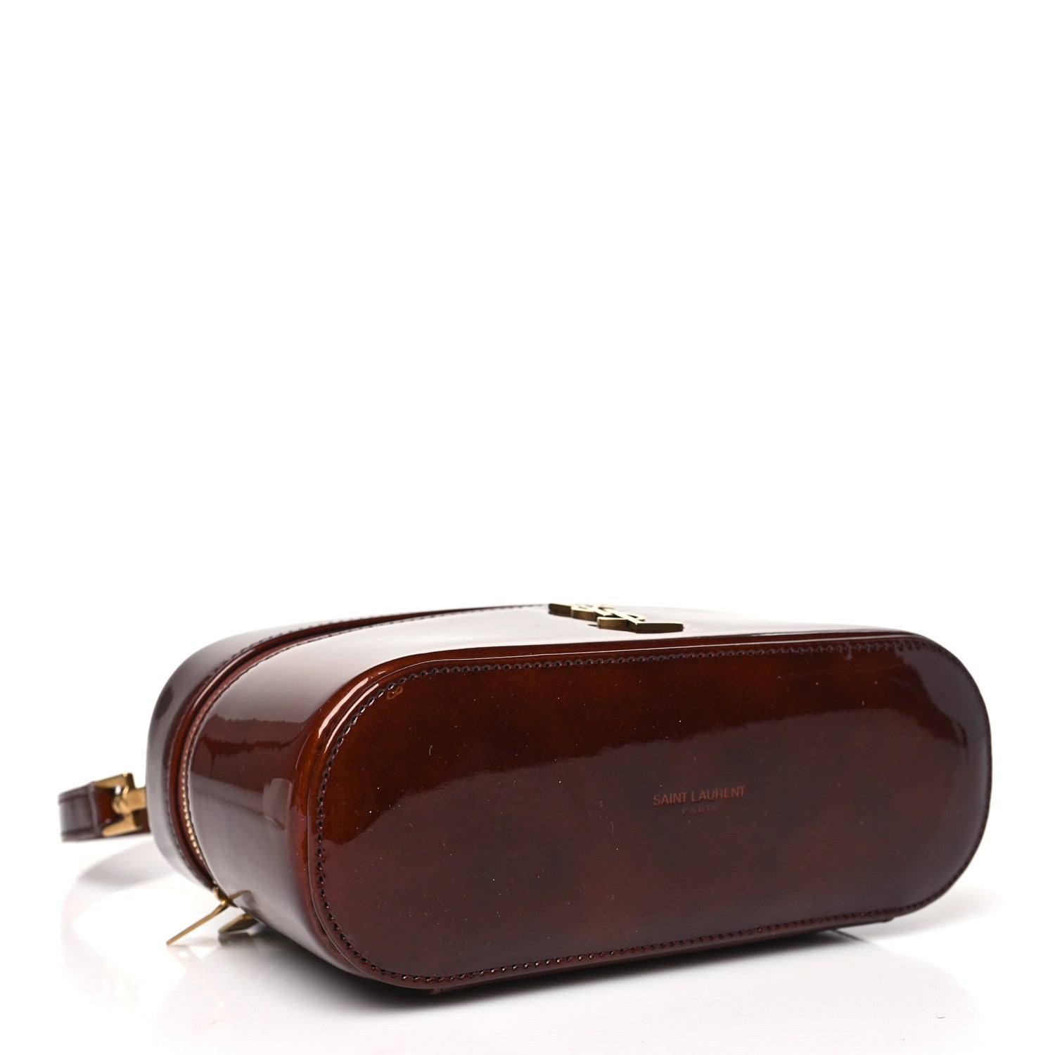 Saint Laurent Patent Gaby Vanity Bag Baby Brown 4 of 12