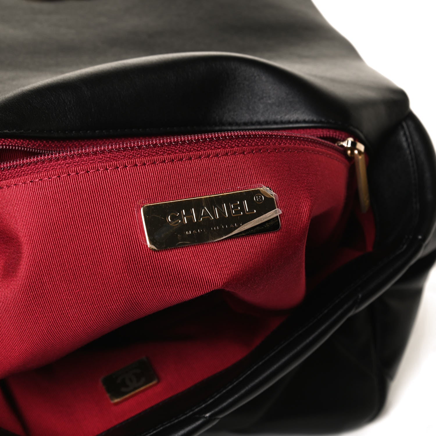 Chanel Lambskin Quilted Medium Chanel 19 Flap Black 6 of 14