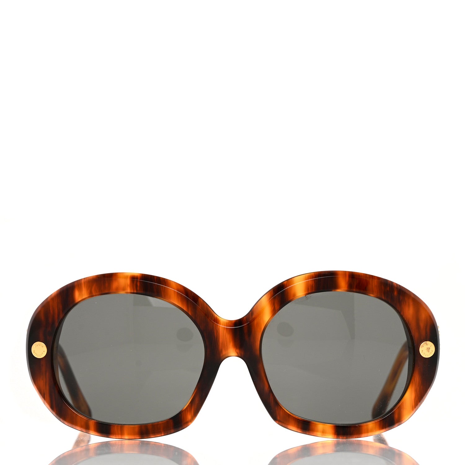 Louis Vuitton Studded La Piscine Sunglasses Z1050U Tortoise 2 of 14