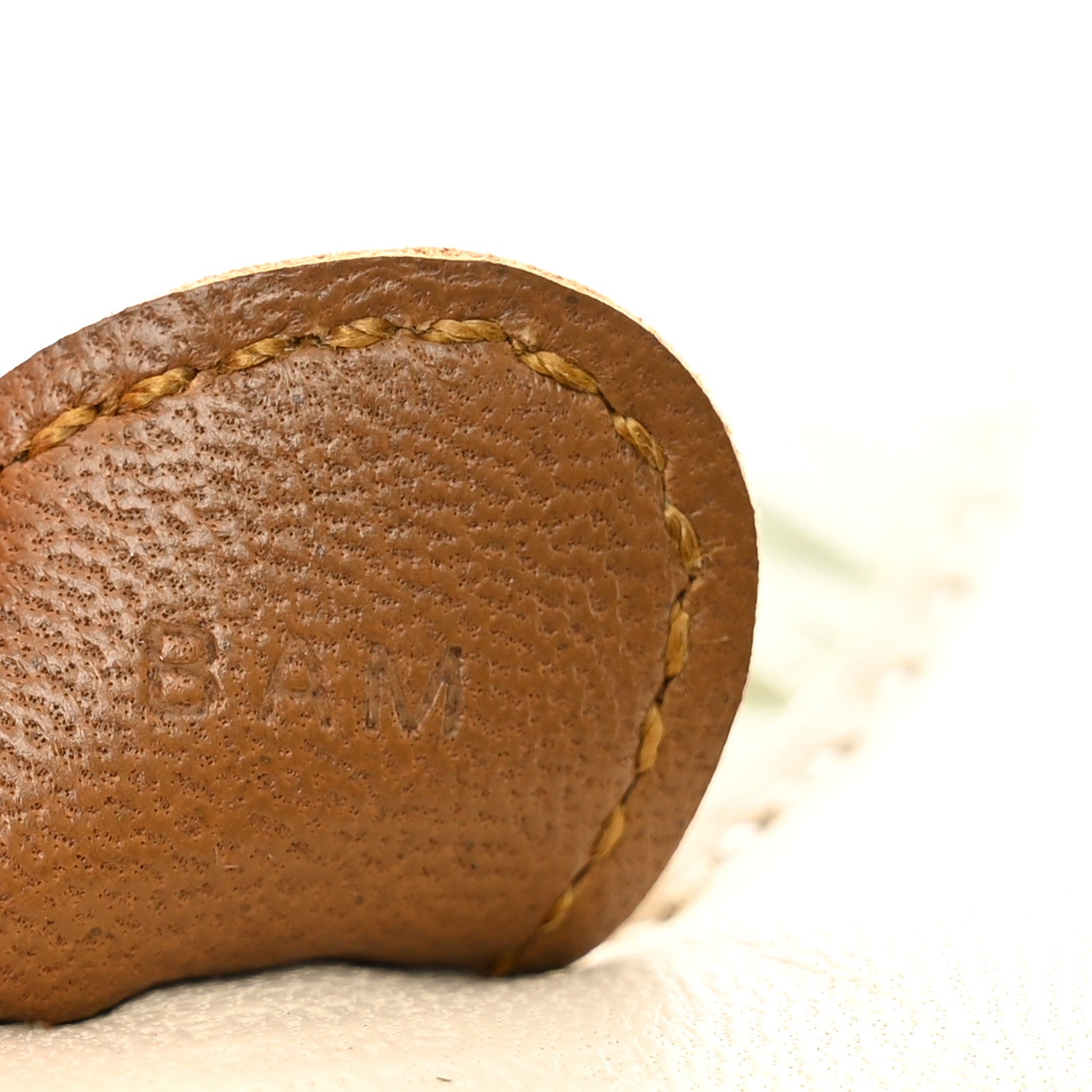 Hermes Milo Lambskin Grigri Rodeo Horse Bag Charm PM Craie Vert Fizz Kraft 3 of 4