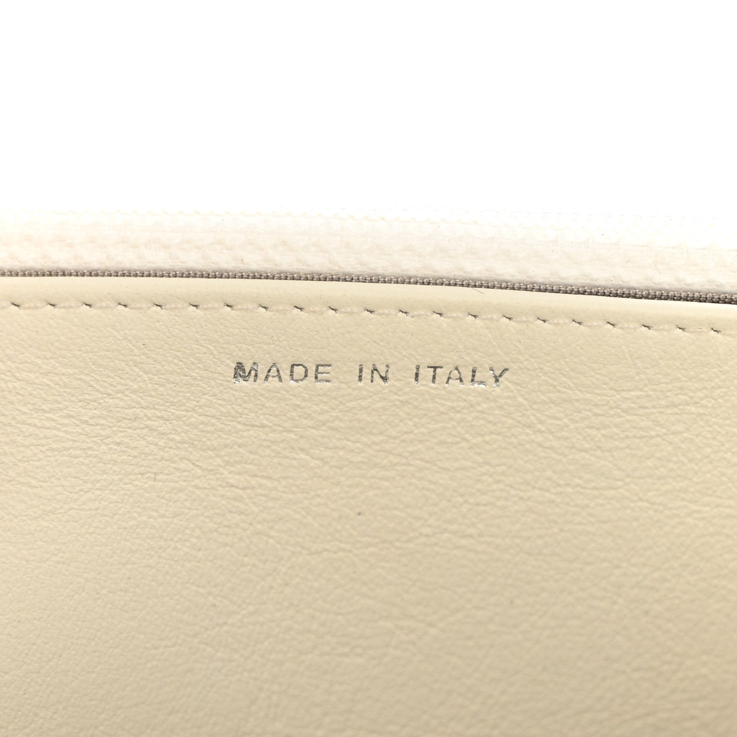 Chanel Caviar Sevruga Wallet on Chain WOC White 7 of 12