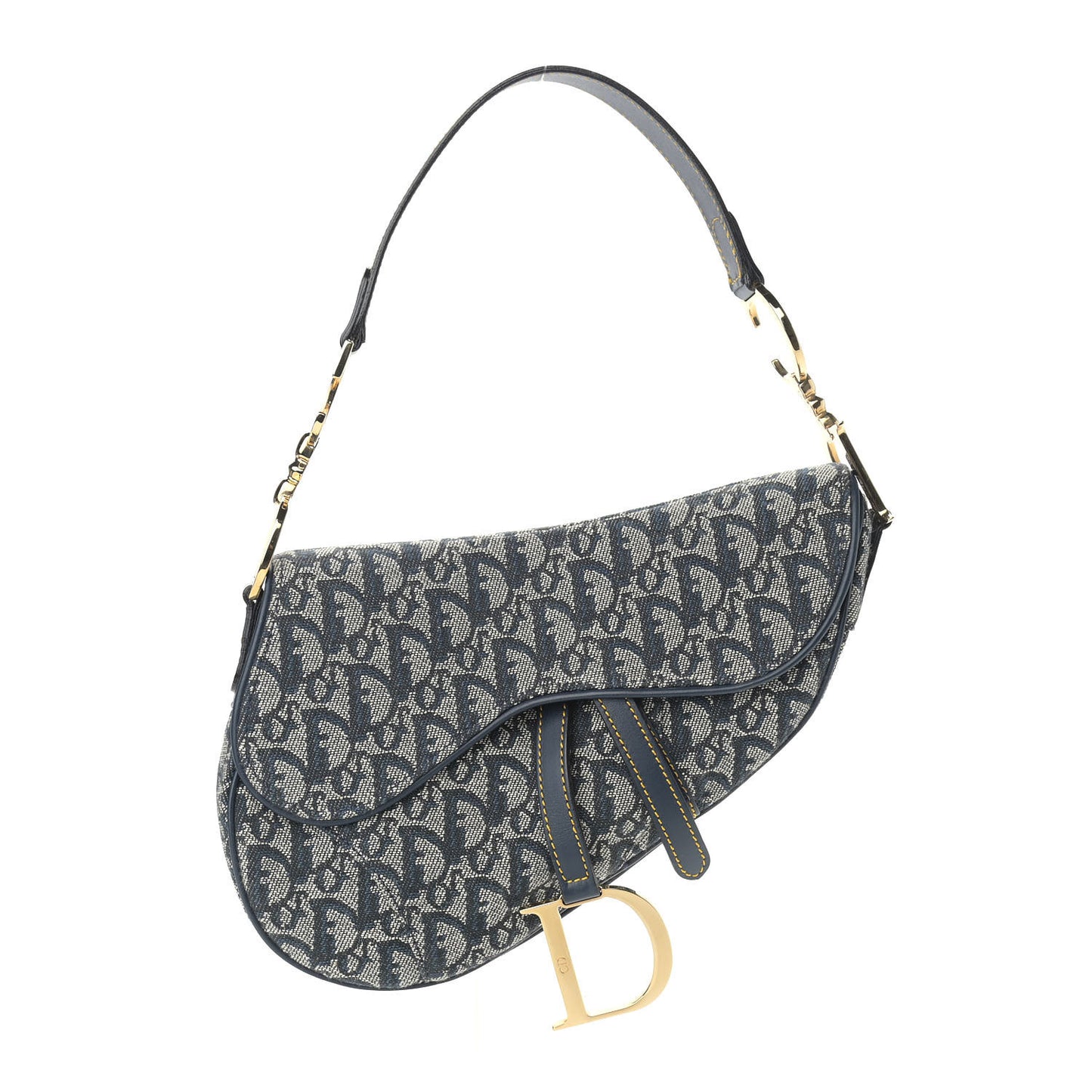 Monogram Saddle Bag Blue