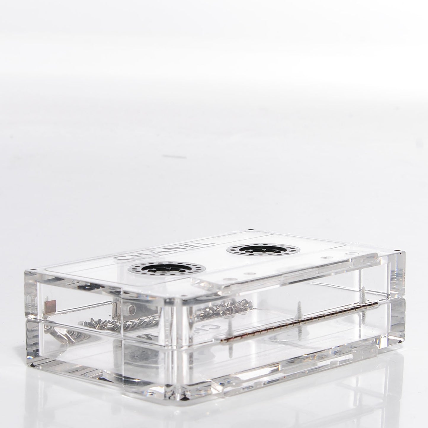 Lucite Cassette Clutch
