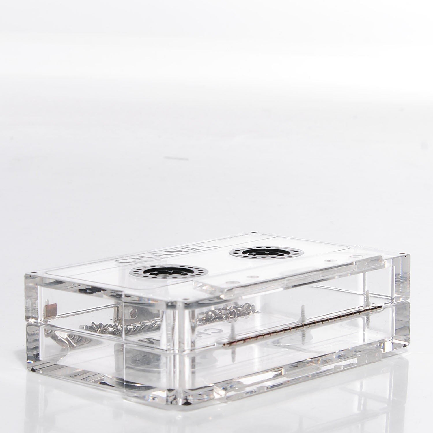 Chanel Lucite Cassette Clutch 4 of 7