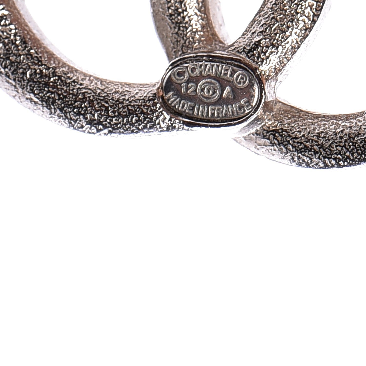 Chanel Baguette Crystal Pearl CC Drop Earrings Silver 4 of 5