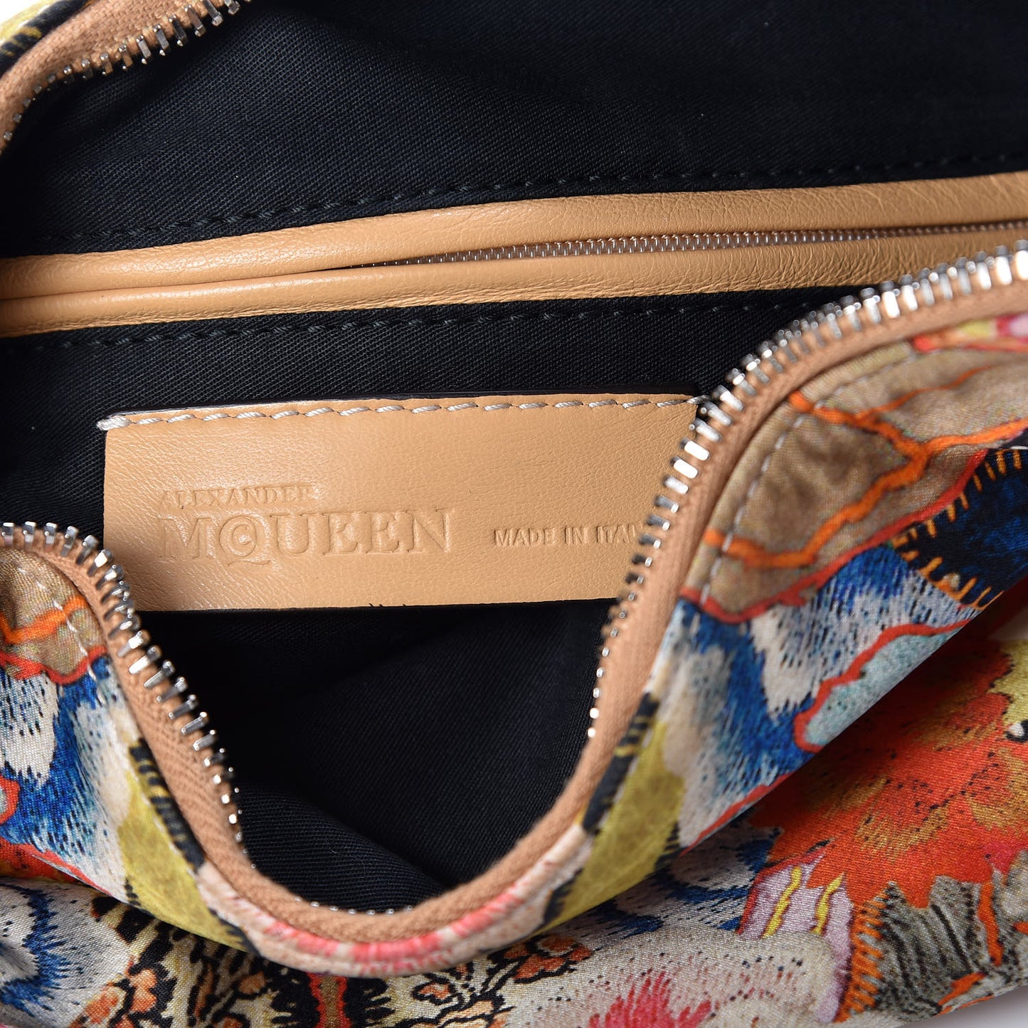 Silk Floral Print De Manta Clutch Multicolor