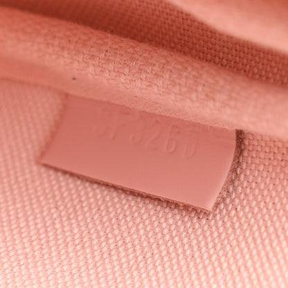 Louis Vuitton Damier Ebene 2020 Christmas Animation Big Wheel Mini Pochette Accessories Rose Ballerine 7 of 11