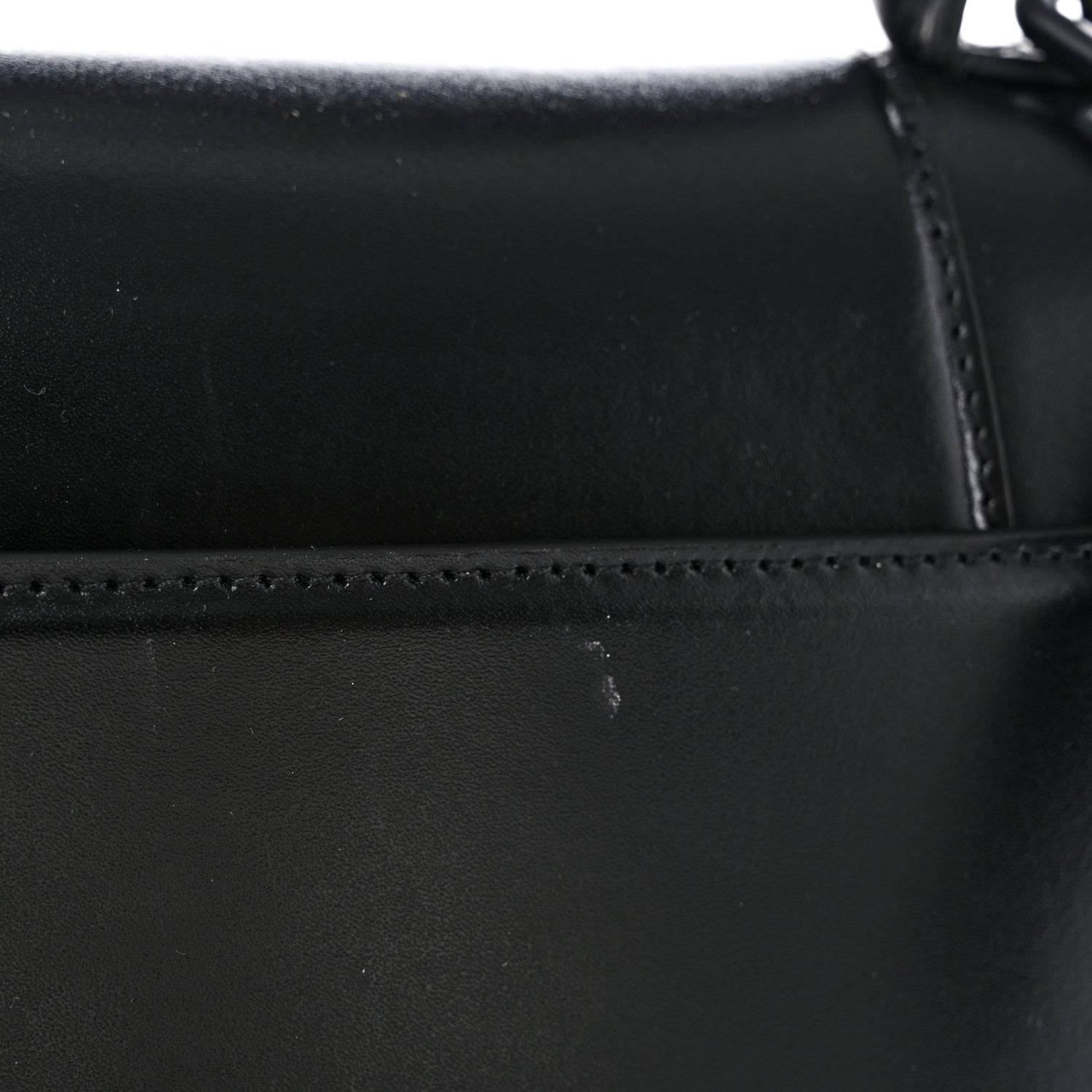 Balenciaga Shiny Box Calfskin Monochrome Small Hourglass Top Handle Bag Black 12 of 14