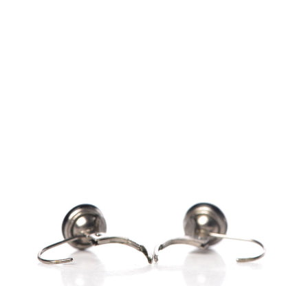 Chanel Resin CC Earrings Black 4 of 5