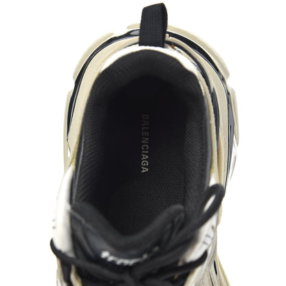 Balenciaga Rubber Mesh Bi-Color Mens Track.2 Open Sneakers 40 Beige Black 6 of 6