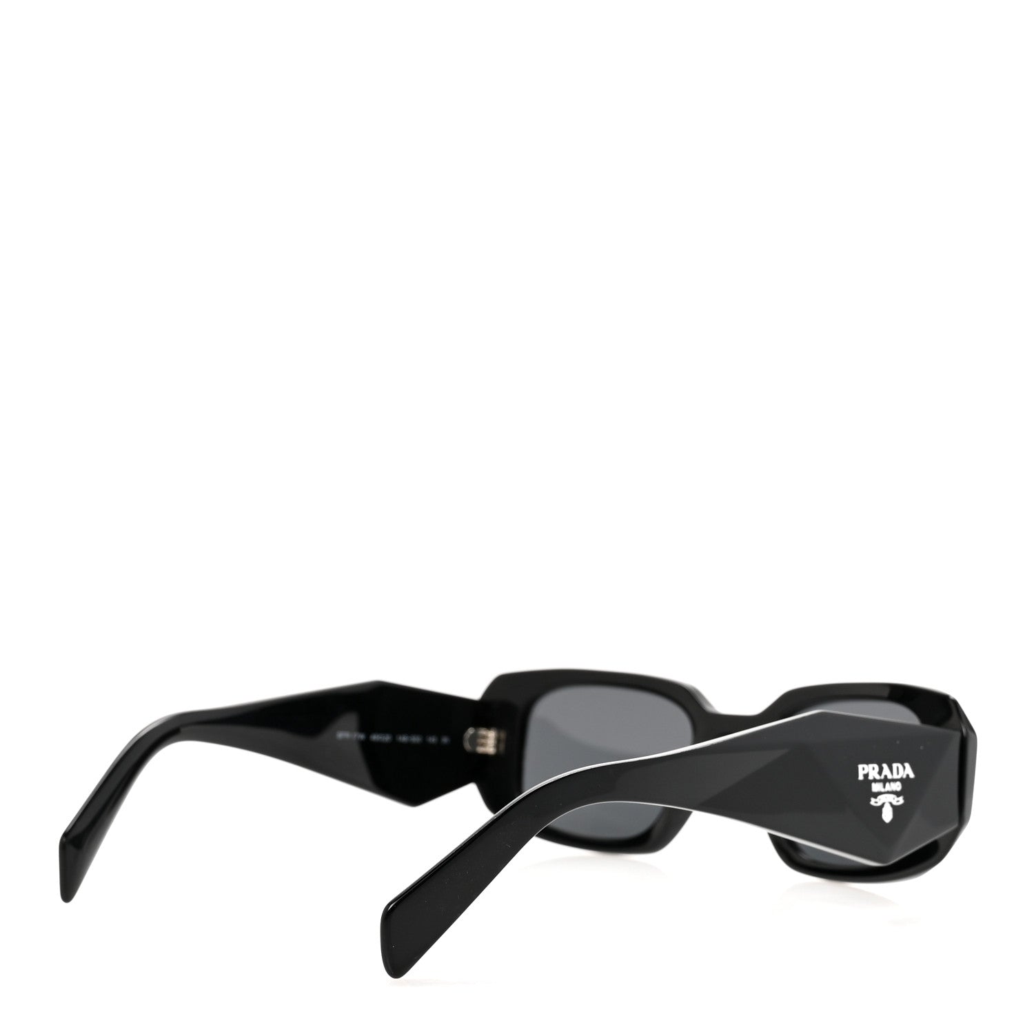 Prada Acetate Symbole Sunglasses SPR 17W Black 8 of 16