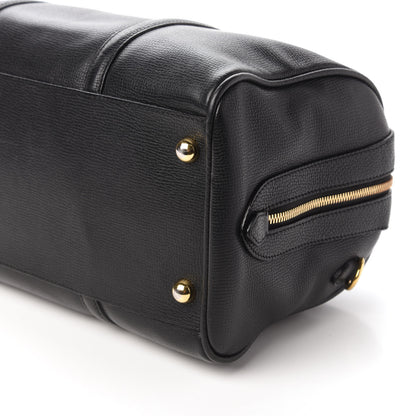 Burberry Derby Calfskin Medium Alchester Bowling Bag Black 7 of 9