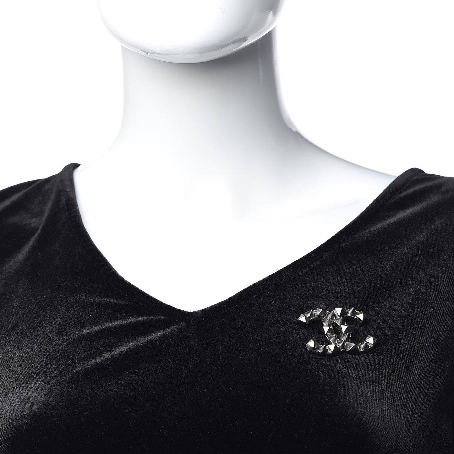Ruthenium CC Spike Brooch