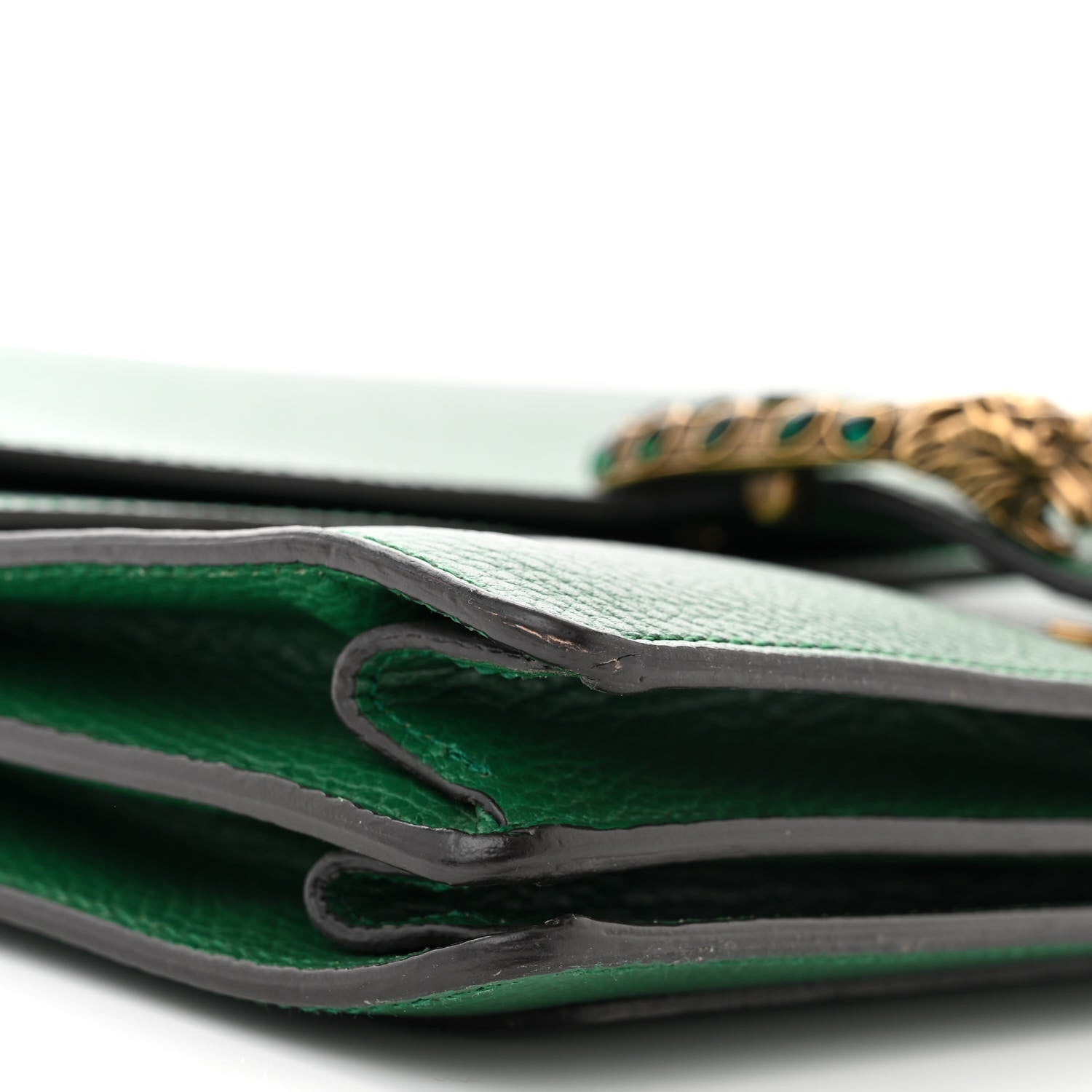 Gucci Dollar Calfskin Crystal Medium Dionysus Shoulder Bag Emerald 10 of 11