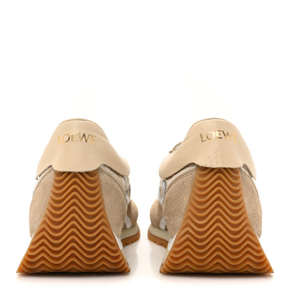 Loewe Nylon Suede Flow Runners Sneakers 37 Beige 3 of 11