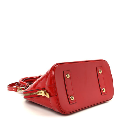Louis Vuitton Vernis Alma BB Pomme D'Amour 4 of 13