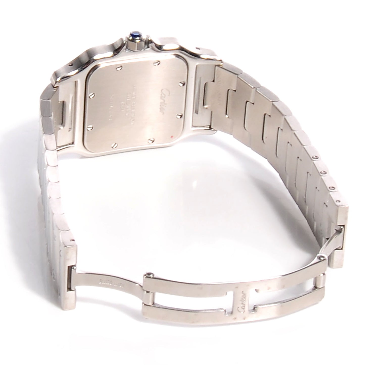 Stainless Steel 29mm Santos De Galbee Quartz Watch