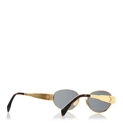 Celine Metal Triomphe 01 Sunglasses CL40235U Gold Green 4 of 8