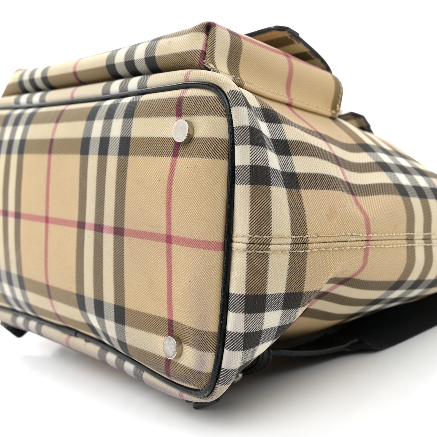 Burberry House Check Drawstring Backpack Black 11 of 19