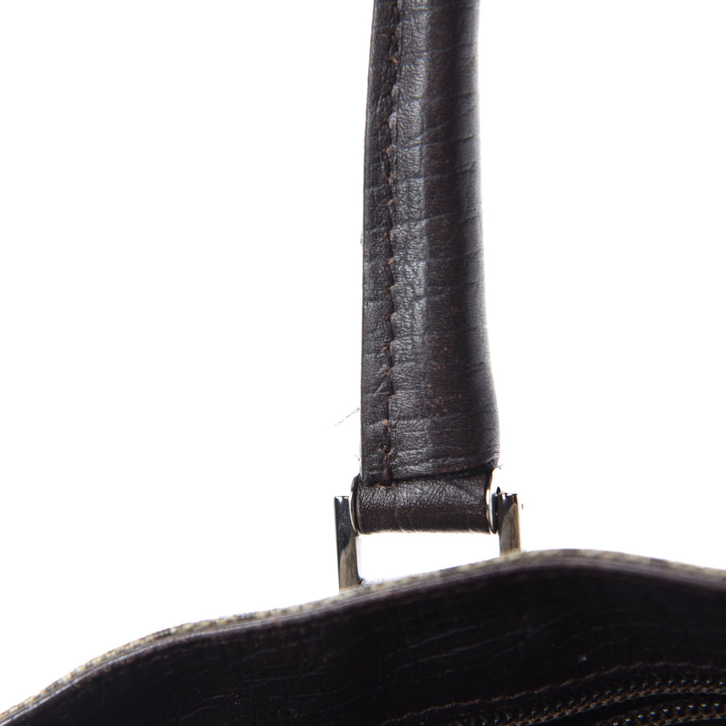 GG Plus Monogram Small Vertical Tote Dark Brown