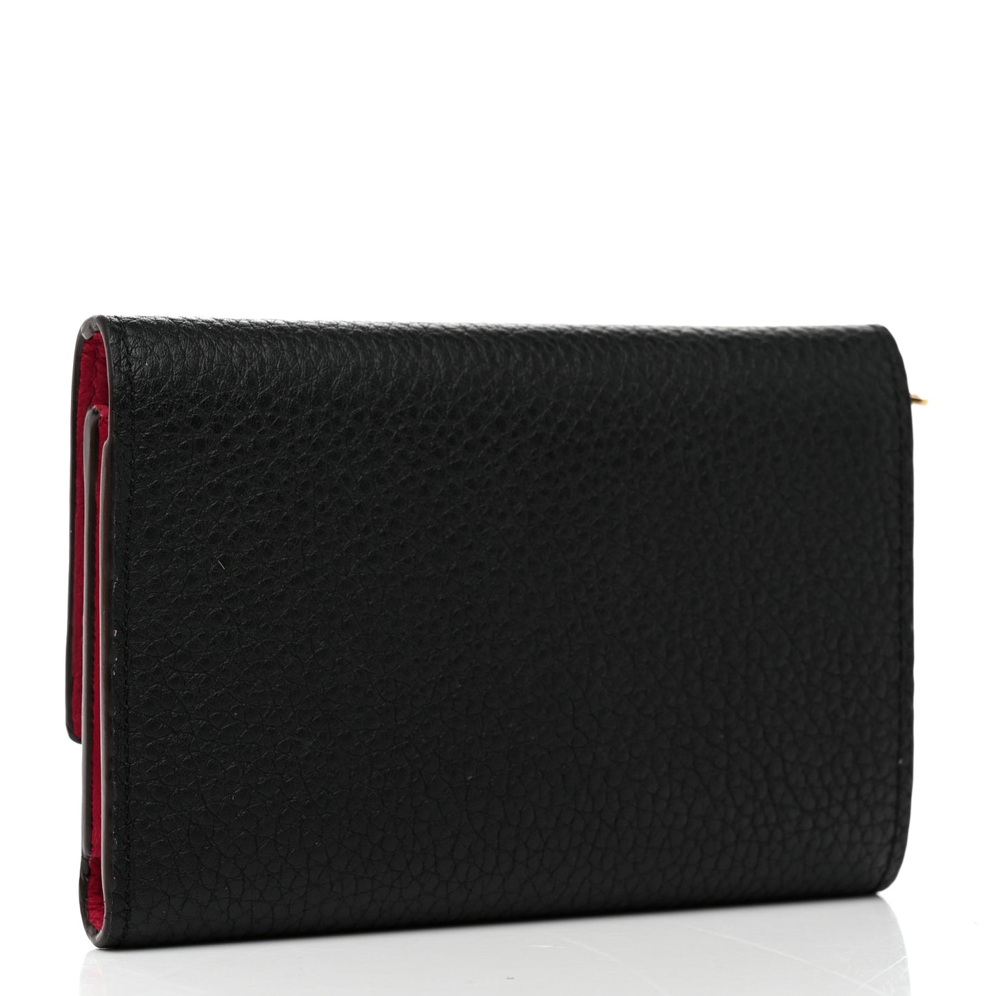 Taurillon Capucines Compact Wallet Black