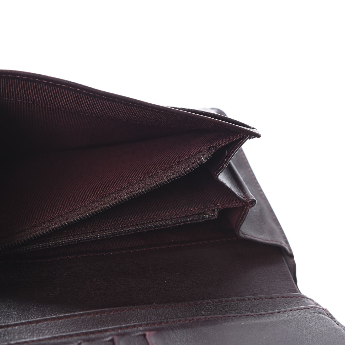 Caviar Quilted Yen Wallet Black