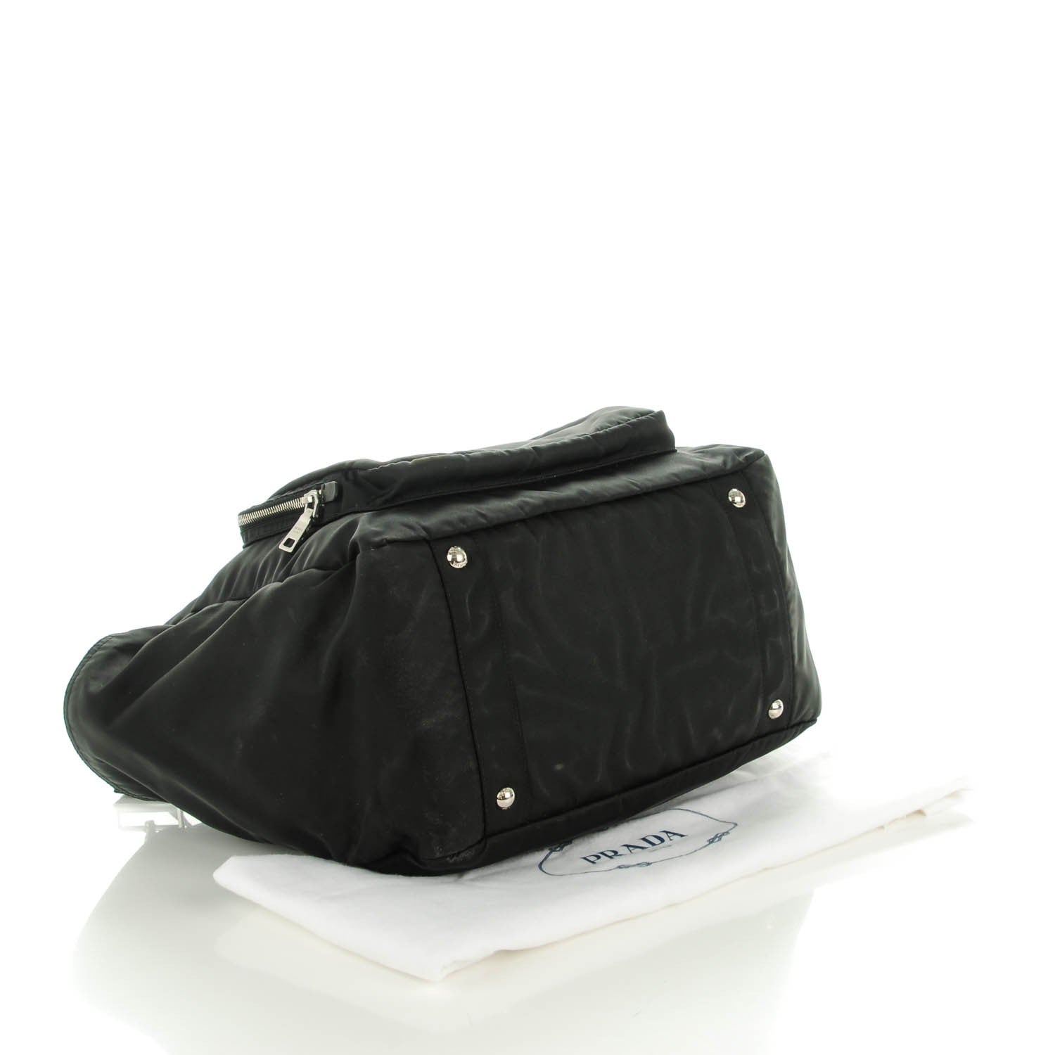 Prada Tessuto Nylon Vela Diaper Bag Black 4 of 9