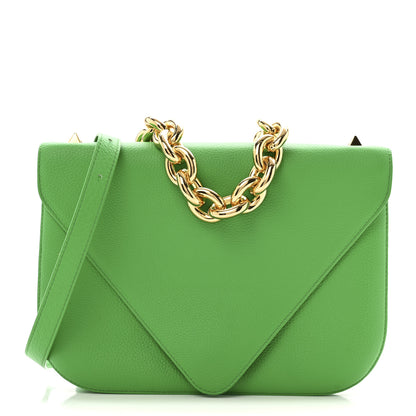 Bottega Veneta Calfskin Mount Envelope Bag Parakeet 1 of 16