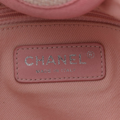 Chanel Woven Straw Raffia Medium Deauville Tote Pink 6 of 11