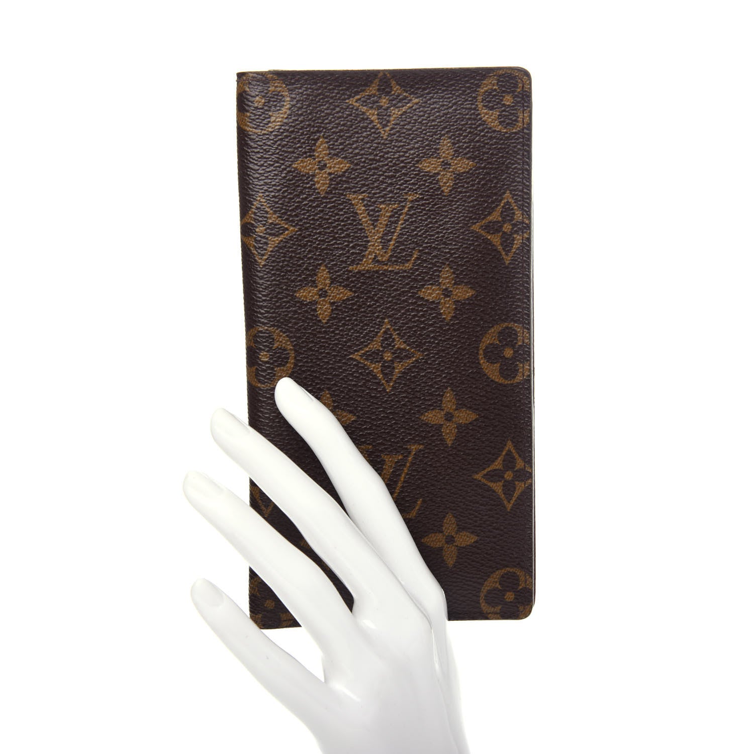 Louis Vuitton Monogram Porte Valeurs Checkbook Wallet 2 of 7