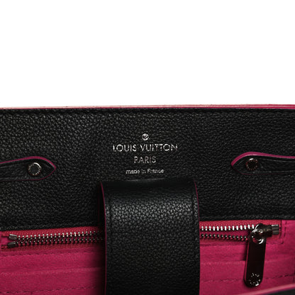 Louis Vuitton Calfskin Lockme Bucket Black 6 of 12