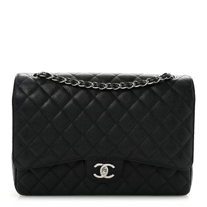 Chanel Caviar Quilted Maxi Double Flap Black 1 of 15