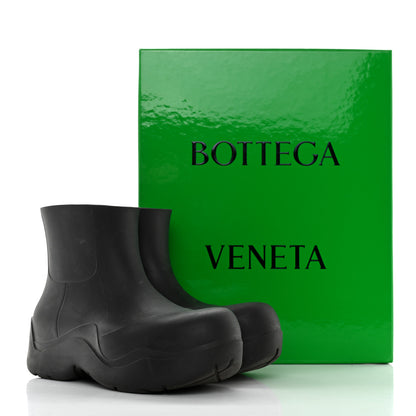 Bottega Veneta Rubber Puddle Ankle Boots 38 Black 8 of 8