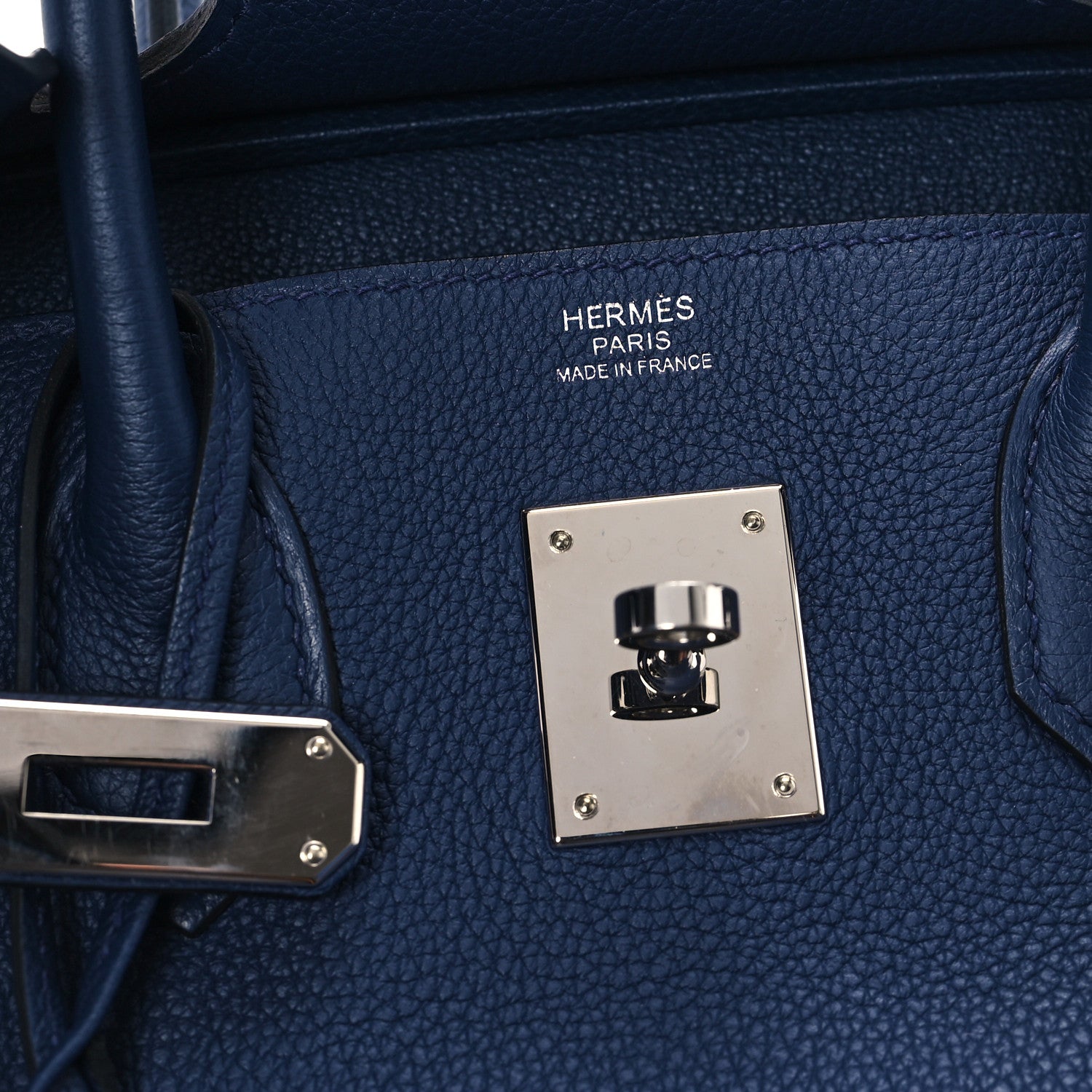 Hermes Togo Birkin 30 Bleu Saphir 6 of 12