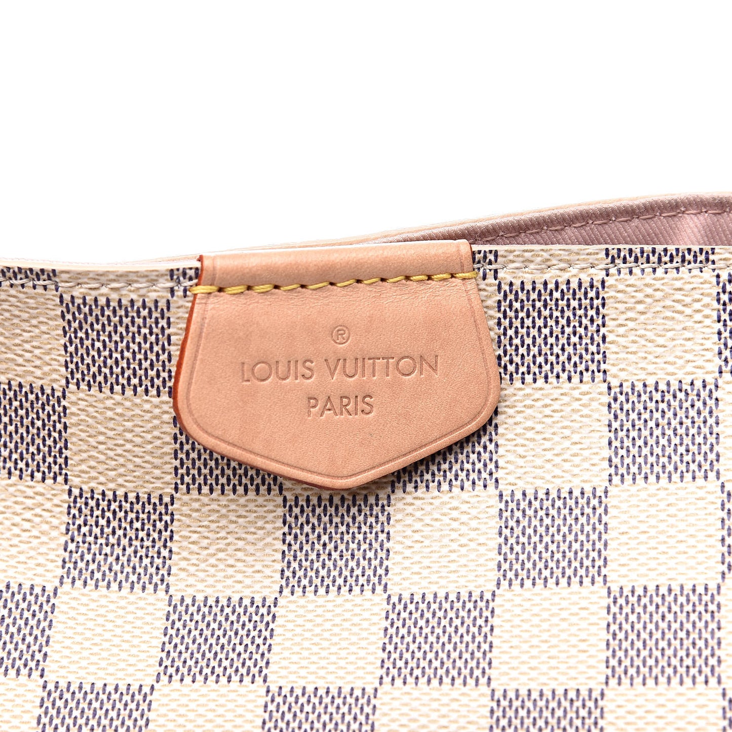 Damier Azur Graceful MM Rose Ballerine