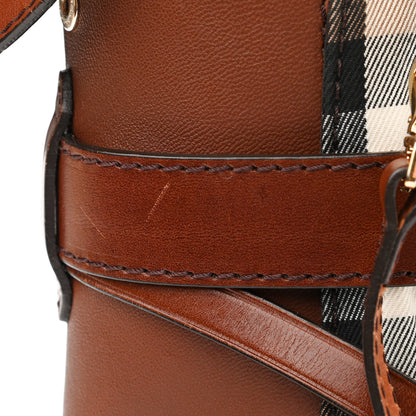 Burberry House Check Small Gladstone Dark Tan 34 of 37