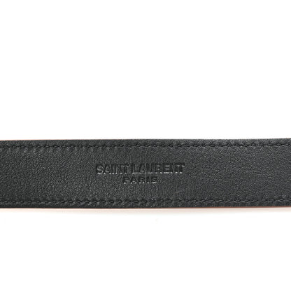 Saint Laurent Grained Lambskin La 66 Thin Belt 75 30 Wet Clay 3 of 5