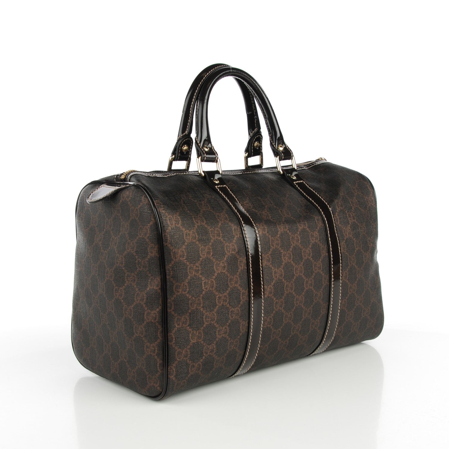 Gucci GG Plus Monogram Medium Joy Boston Dark Brown 3 of 6