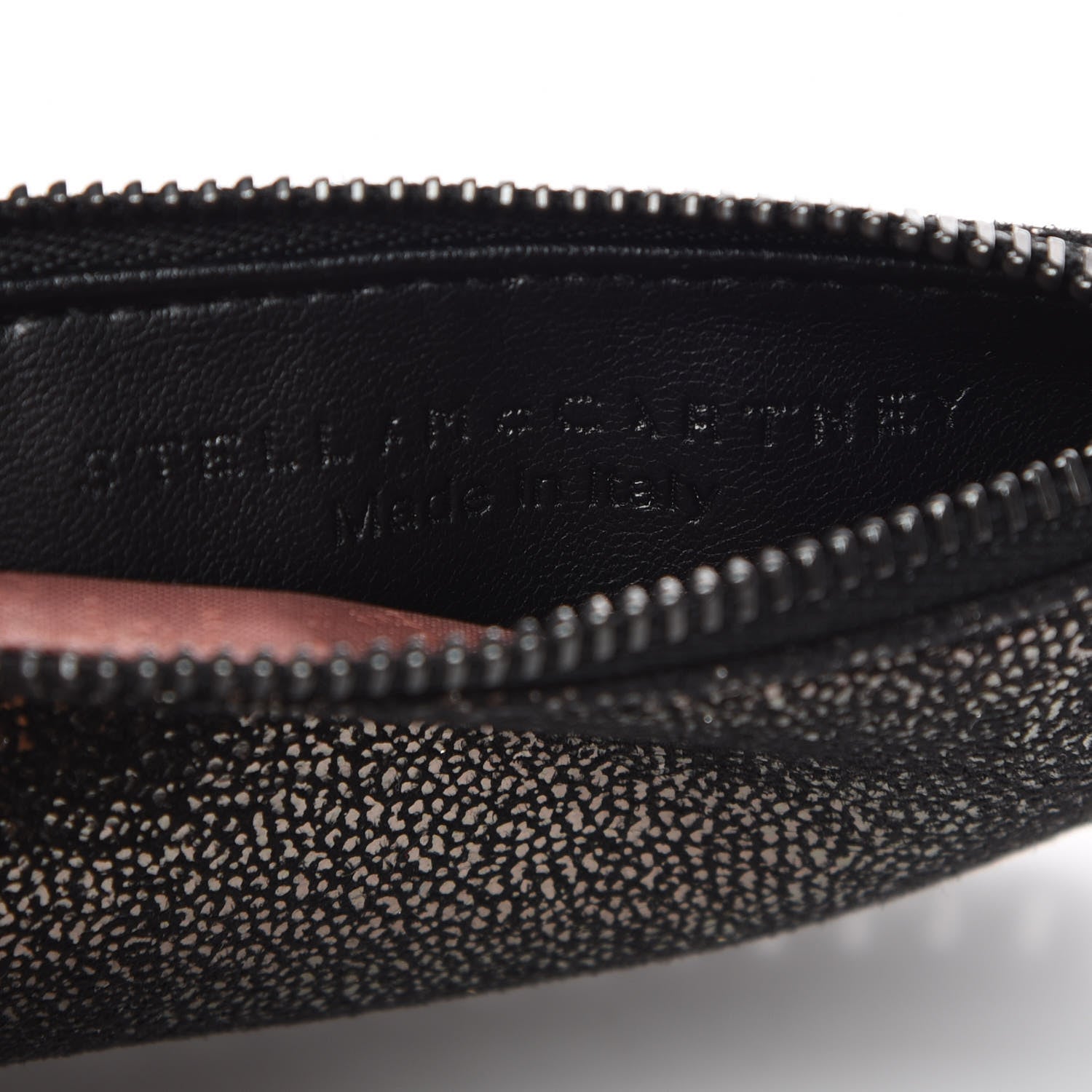 Stella McCartney Shaggy Deer Falabella Zip Card Holder Ruthenium 6 of 7