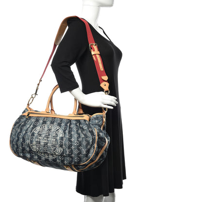 Louis Vuitton Denim Raye Cabas GM 2 of 13