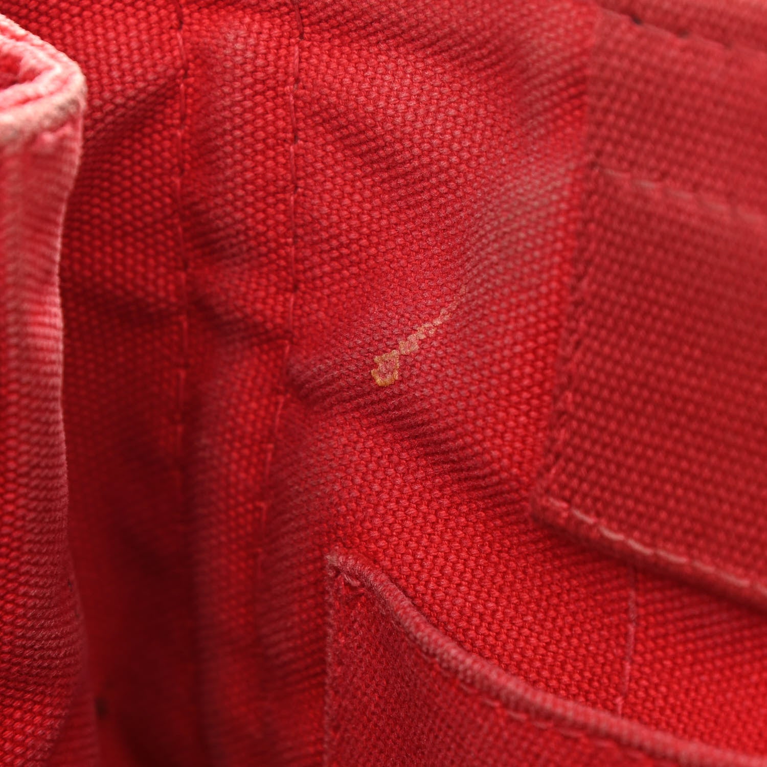 Prada Canapa Small Logo Tote Rosso 22 of 22