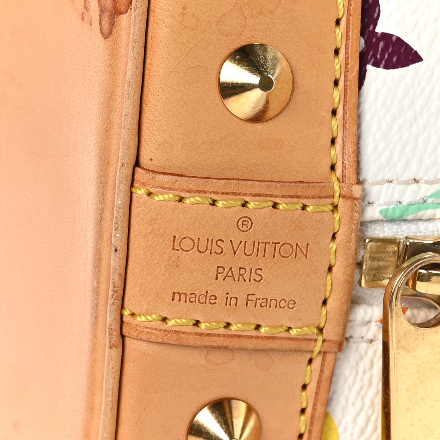 Louis Vuitton Monogram Multicolor Alma White 6 of 12
