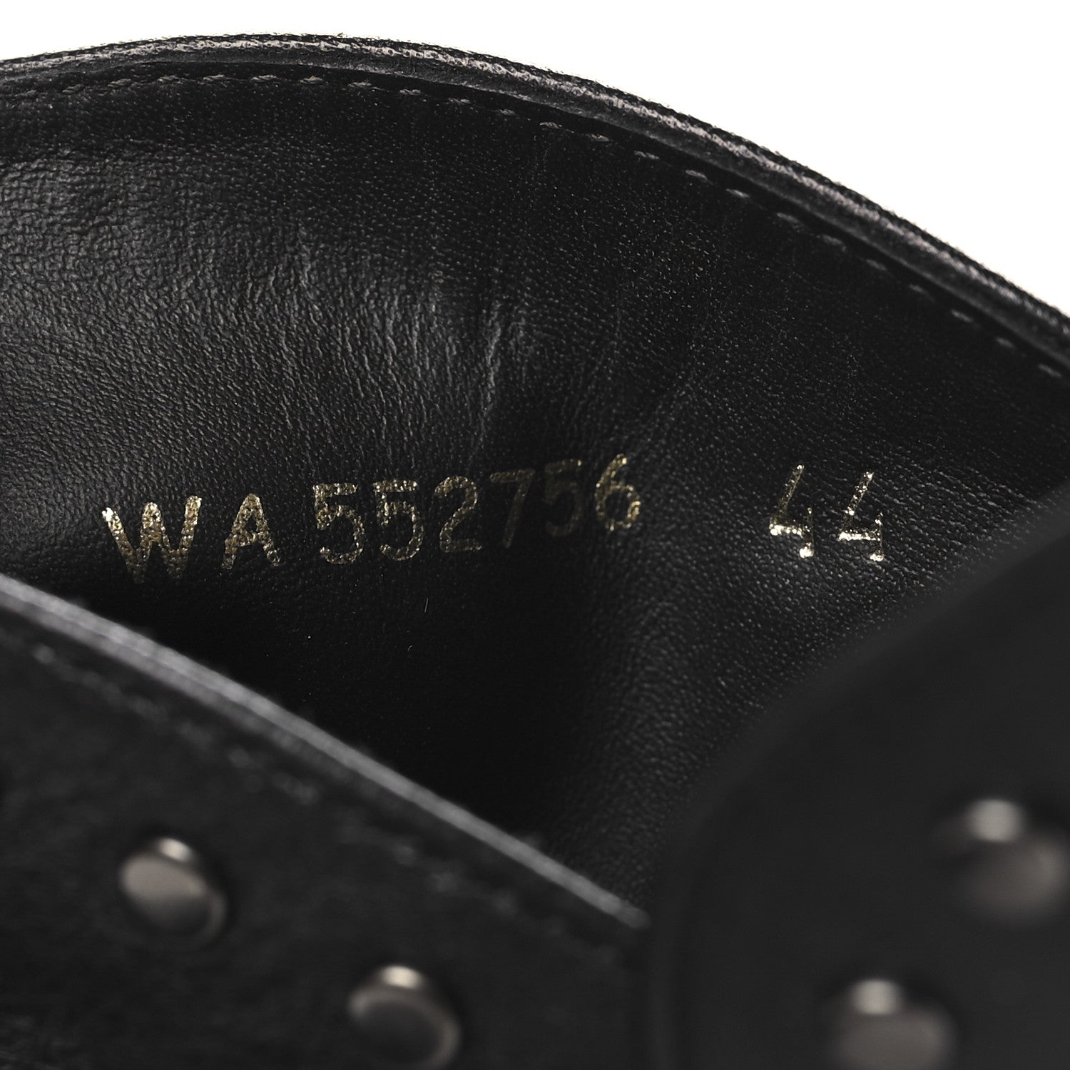Saint Laurent Calfskin Dakota 50 Stud Bootie 44 Black 7 of 9