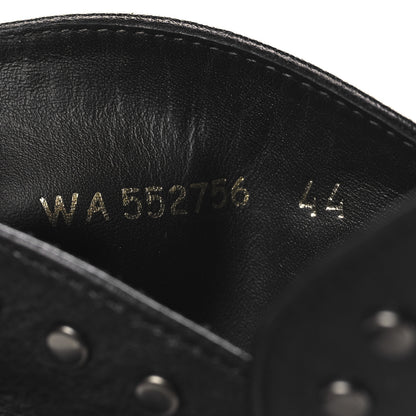 Saint Laurent Calfskin Dakota 50 Stud Bootie 44 Black 7 of 9