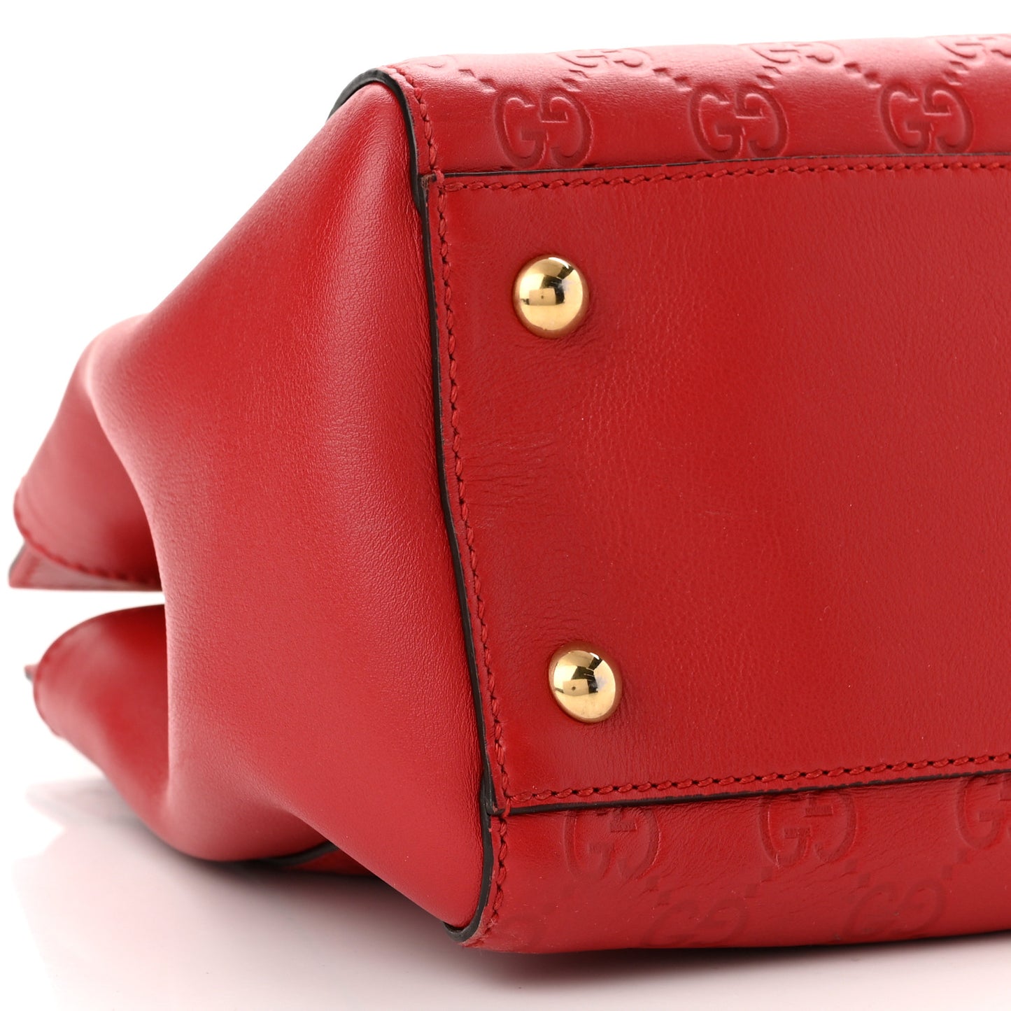 Guccissima Signature Medium Shoulder Tote Bag Red
