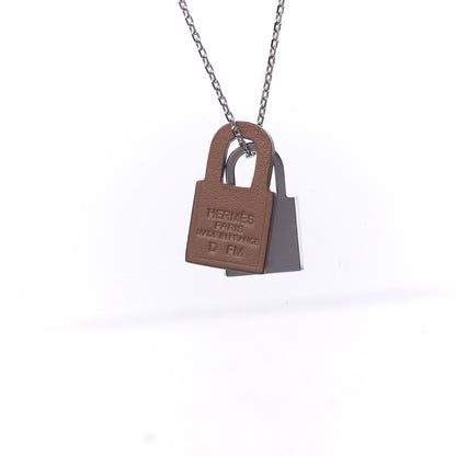 Hermes Swift Small O'Kelly Pendant Necklace Gold 6 of 8