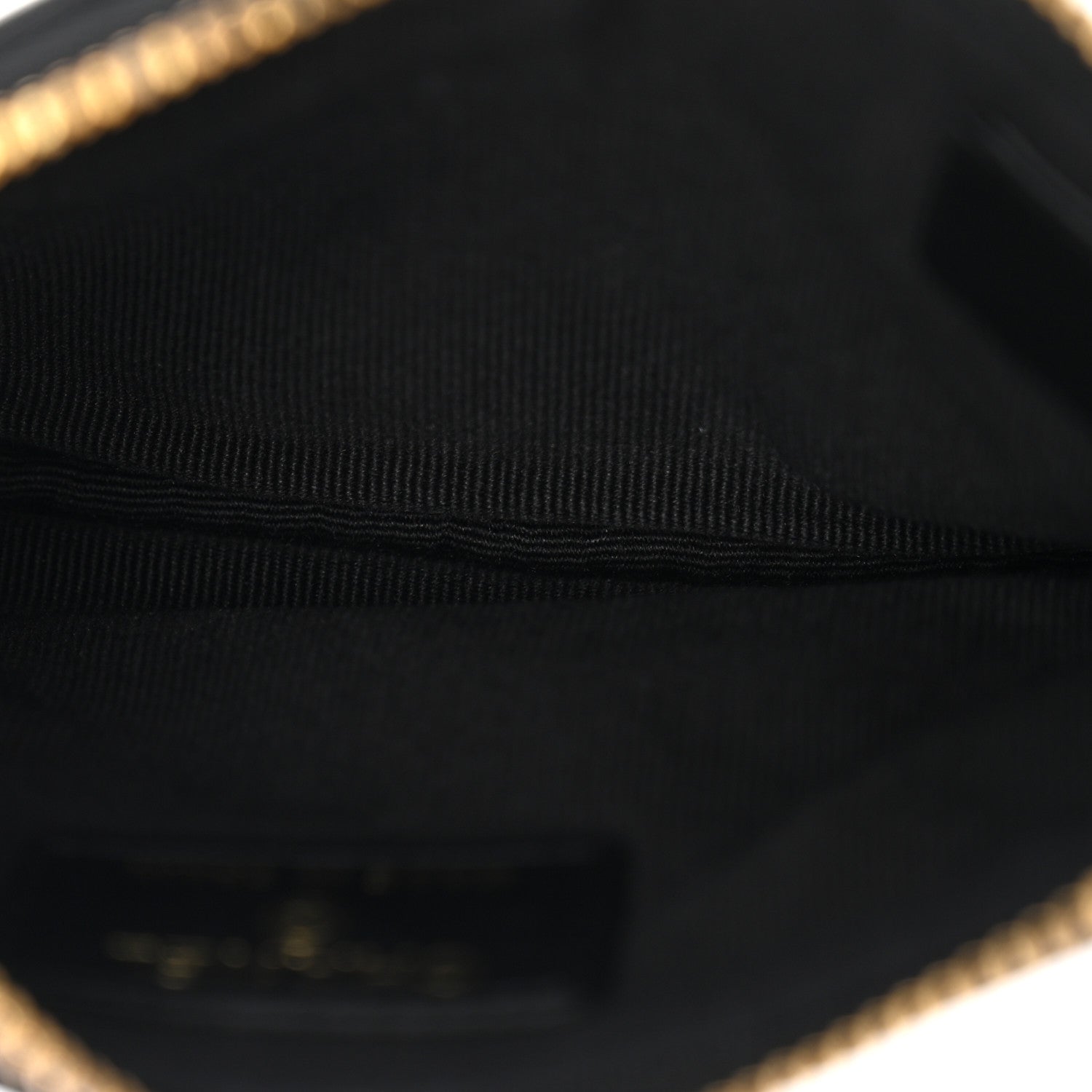 Chanel Caviar Quilted Studded CC Small Cosmetic Case Black 5 of 7