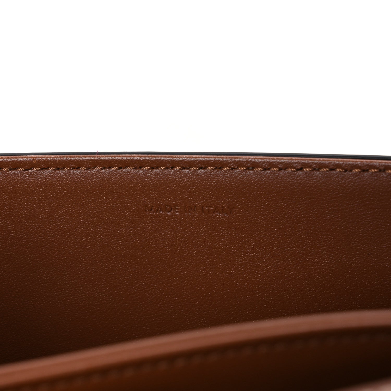 Celine Triomphe Canvas Calfskin Medium Triomphe Bag Tan 8 of 12