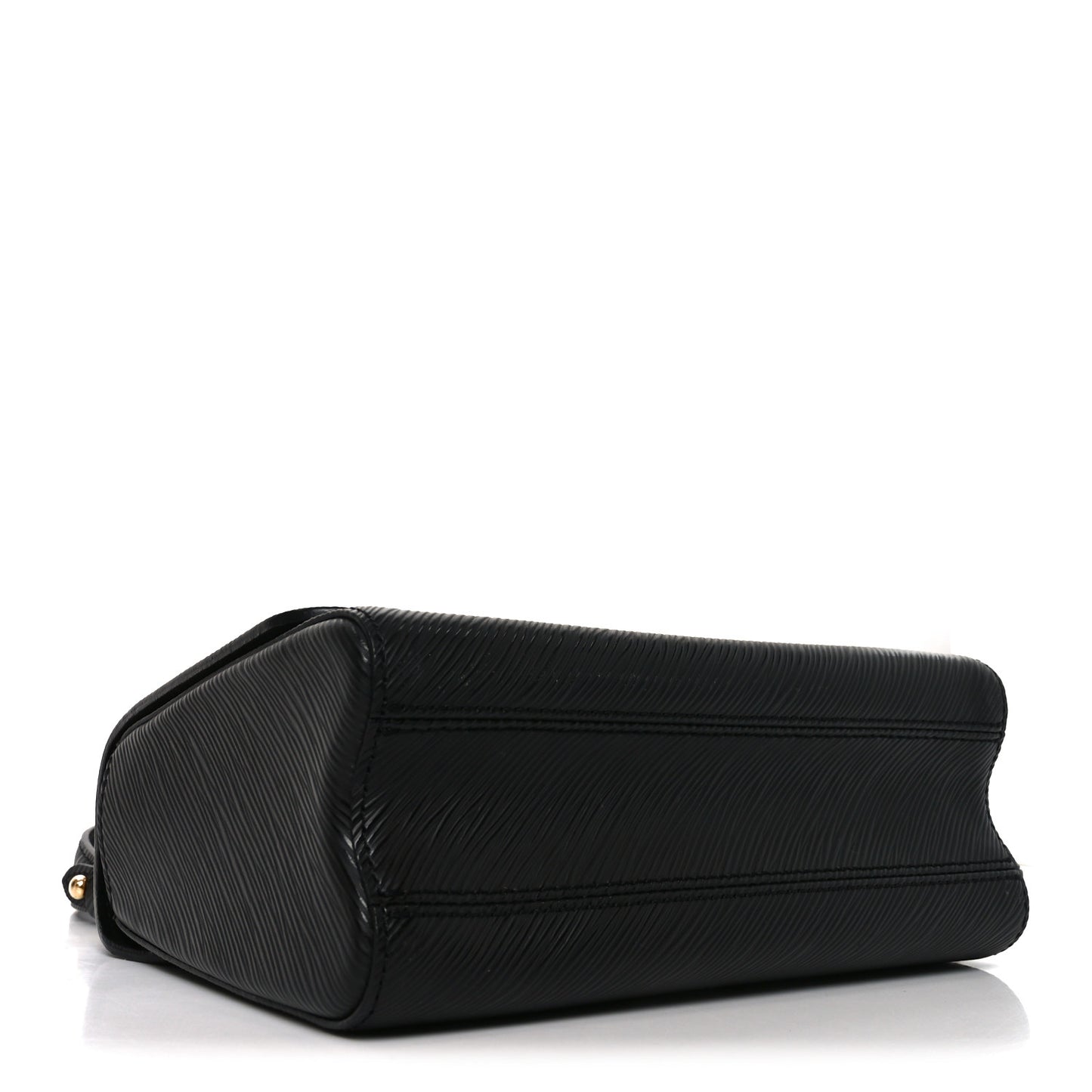 Epi Studded Sol Twist Shoulder Bag MM Black